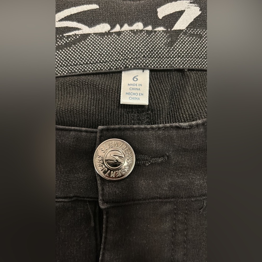 Seven7 Black Jeggings - Picture 2 of 2